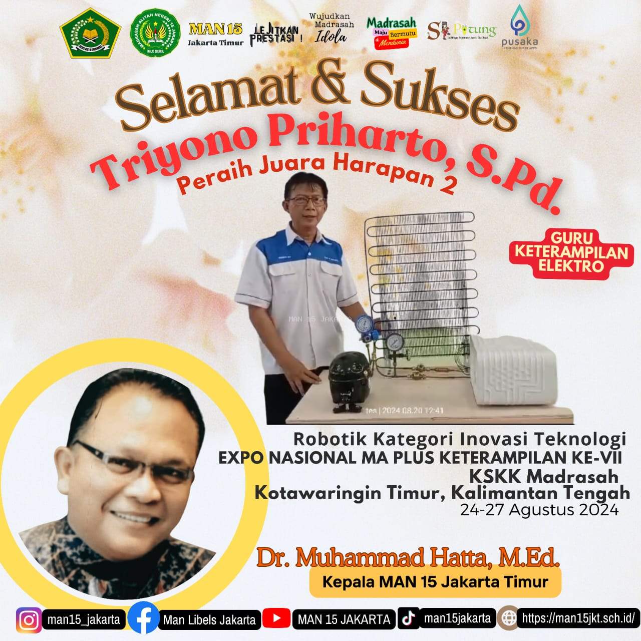 GURU MAN 15 JUARA HARAPAN 2 DI EXPO KETRAMPILAN PLUS