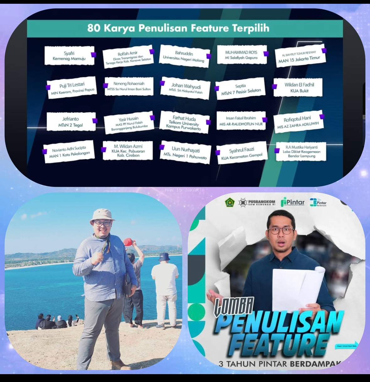 Prestasi GTK dalam lomba penulisan feature