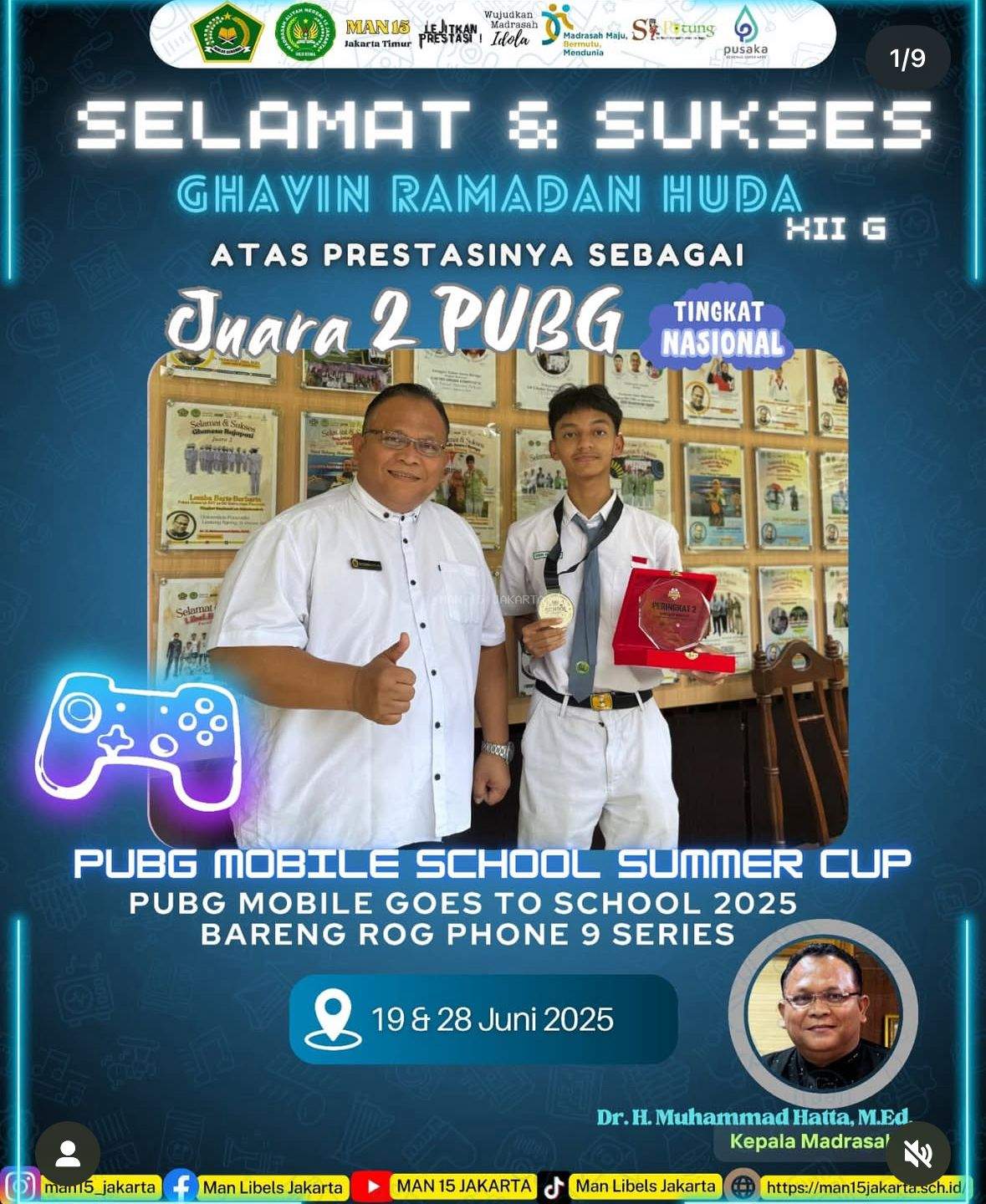 Prestasi PUBG Mobile School Summer Cup 2025 