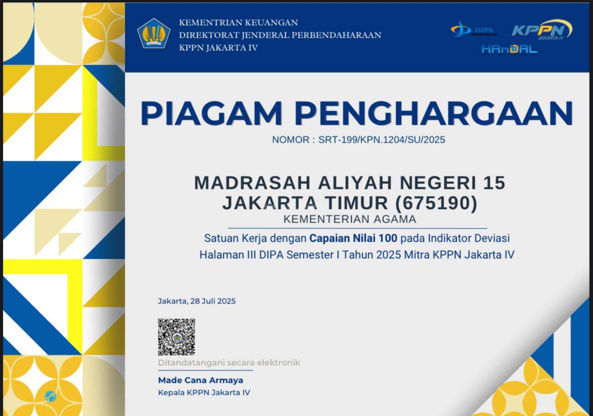 Penghargaan KPPN Jakarta